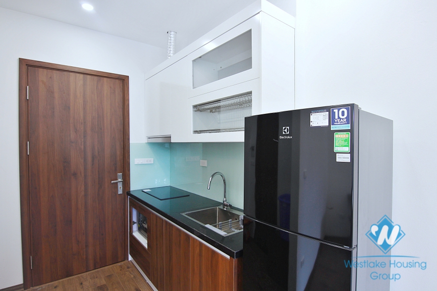 A new penthouse studio with panoramic lake view and contemmporary interior for rent 
